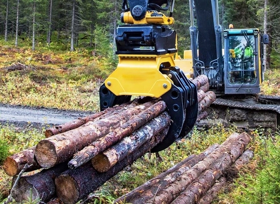OEM εξορυκτής υδραυλικής περιστροφής ξυλεία Grapple ξυλεία Grab Log Grab
