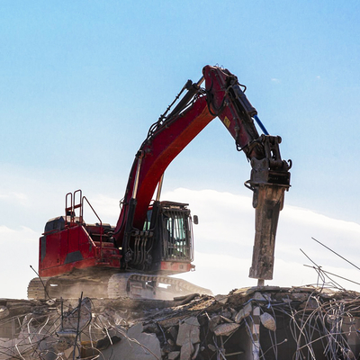 Χάλυβα Excavator υδραυλικά τμήματα σπάσιμος πέτρας για Skid Steer Loader Custom Logo