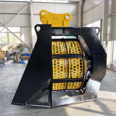Το Tiejia Sieve Bucket 1.2m3 περιστρεφόμενο κουβά με οθόνη Excavator για 4ton 6ton 10ton Backhoe