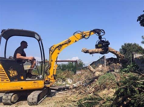 3 τόνους Υδραυλικός εξορυκτής Εγκαταστάσεις περιστρεφόμενο ξύλο Grapple Max σαγόνι άνοιγμα 1,5m